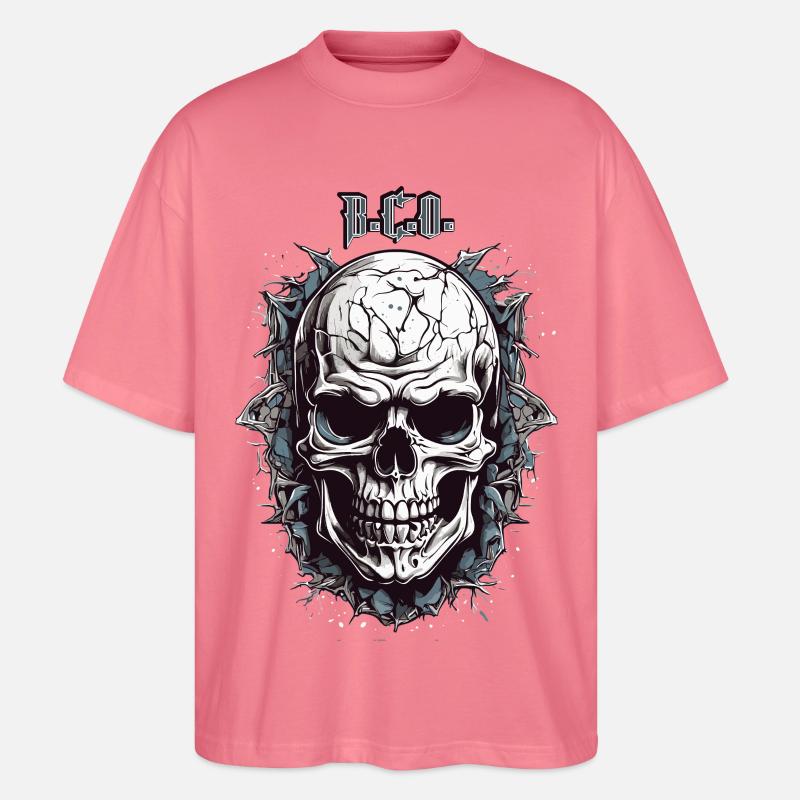 Totenkopf B.C.O - Stanley/Stella Oversized Unisex Bio T-Shirt Blaster 2.0 - Pink