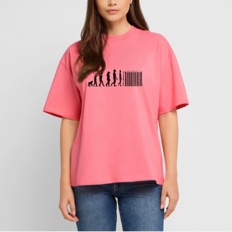 Evolution code à barres T-shirt bio Blaster 2.0 coupe oversize Stanley/Stella Unisexe