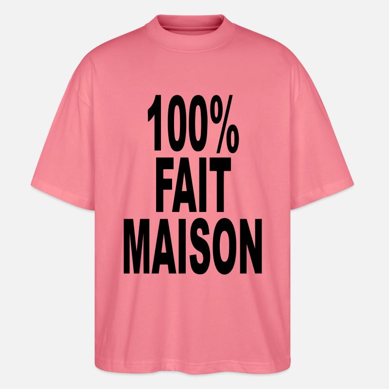 fait maison cent pour cent - T-shirt bio Blaster 2.0 coupe oversize Stanley/Stella Unisexe - rose 