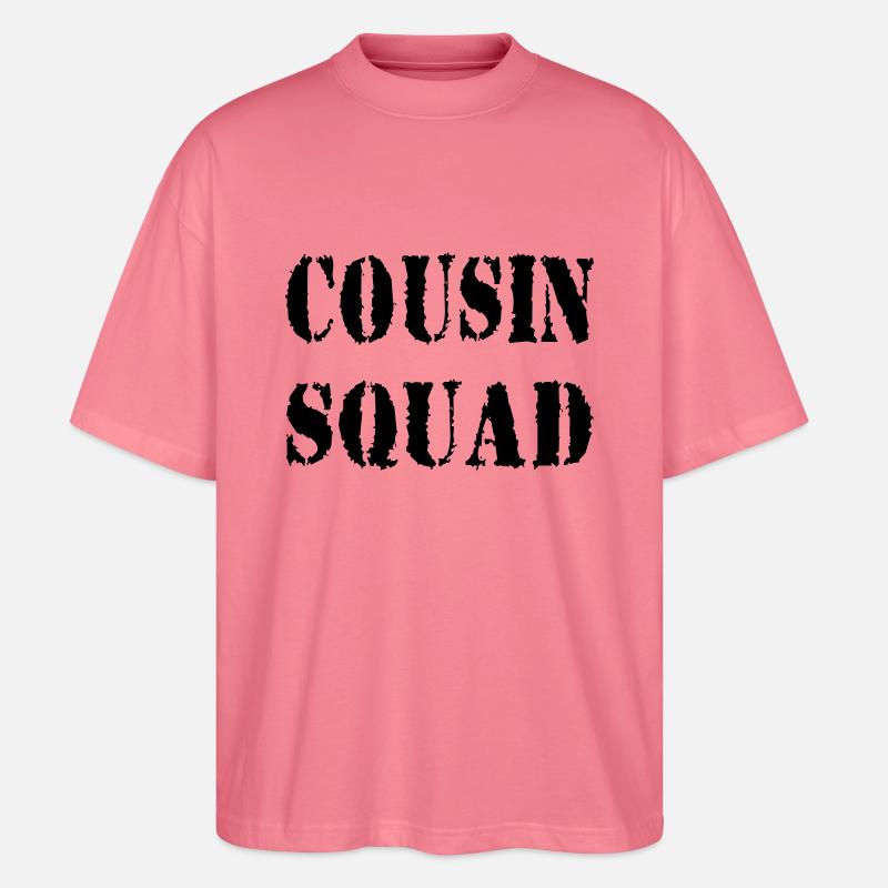 Cousin Squad - Stanley/Stella Oversized Unisex Bio T-Shirt Blaster 2.0 - Pink 