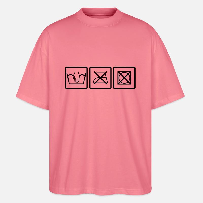 Handwäsche - Stanley/Stella Oversized Unisex Bio T-Shirt Blaster 2.0 - Pink 