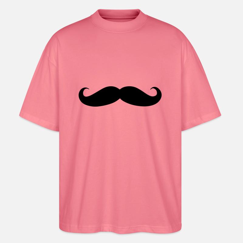 Mustache - Stanley/Stella Oversized Unisex Bio T-Shirt Blaster 2.0 - Pink 