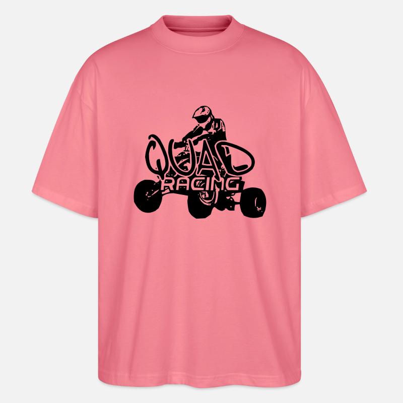 quad3 - Stanley/Stella Oversized Unisex Bio T-Shirt Blaster 2.0 - Pink 