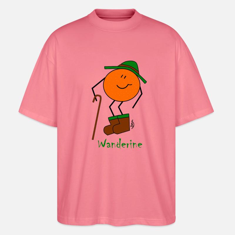 wanderine - Stanley/Stella Oversized Unisex Bio T-Shirt Blaster 2.0 - Pink 