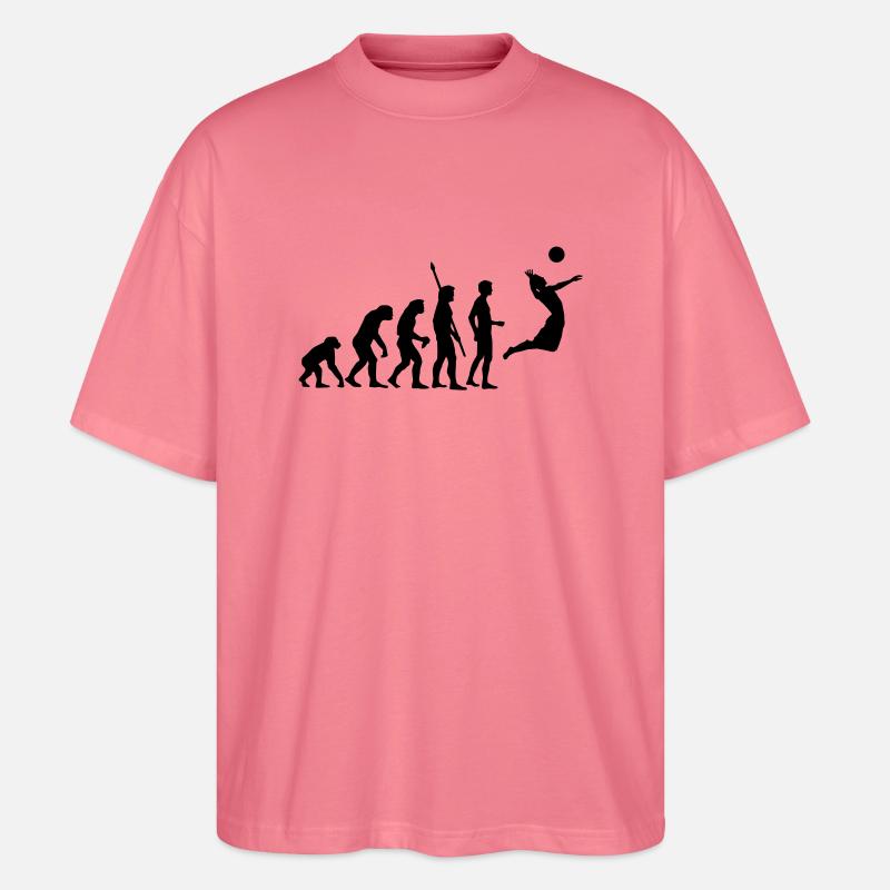 evolution_volleyball - T-shirt bio Blaster 2.0 coupe oversize Stanley/Stella Unisexe - rose 
