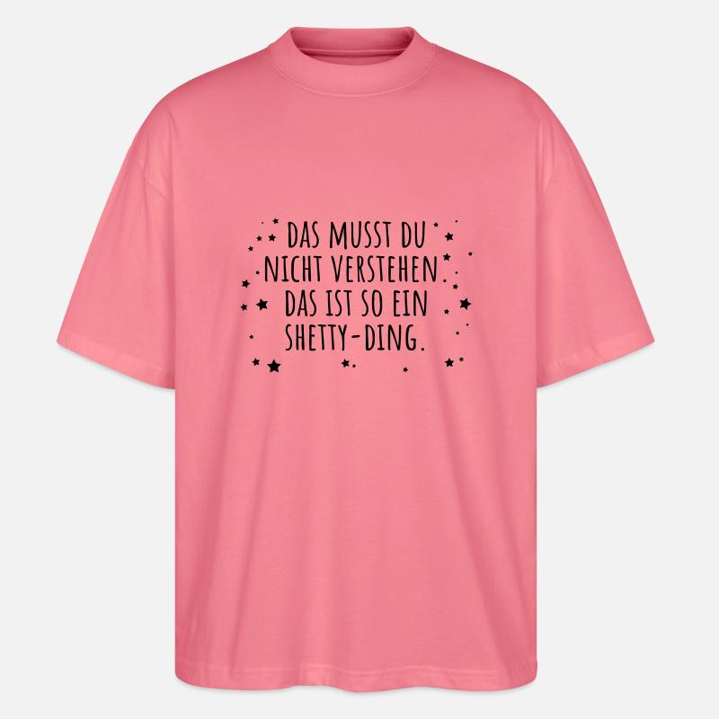 Shetty-Ding - Stanley/Stella Oversized Unisex Bio T-Shirt Blaster 2.0 - Pink 