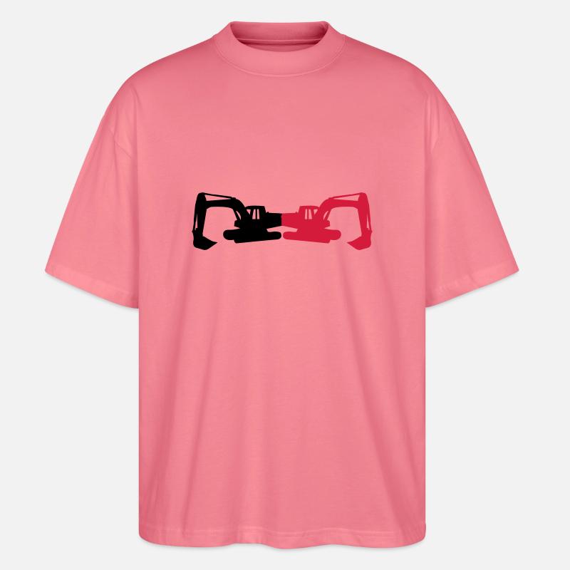 bagger02 - Stanley/Stella Oversized Unisex Bio T-Shirt Blaster 2.0 - Pink 