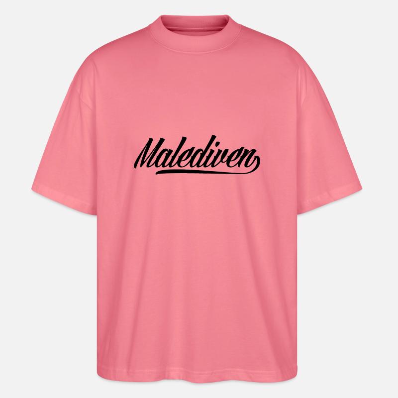 Malediven - Stanley/Stella Oversized Unisex Bio T-Shirt Blaster 2.0 - Pink