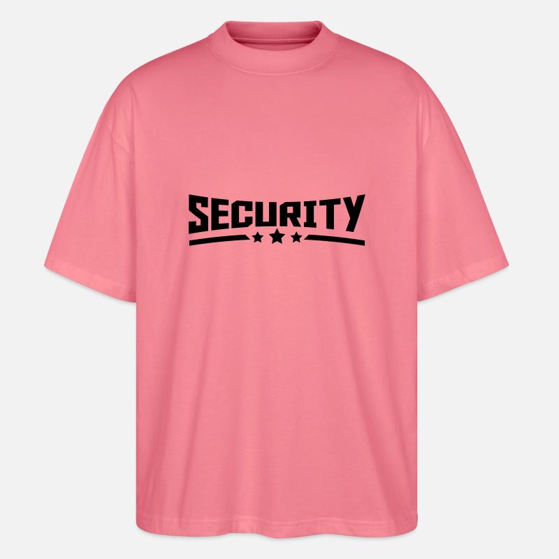 security_design_star_r1 - Stanley/Stella Oversized Unisex Bio T-Shirt Blaster 2.0 - Pink 