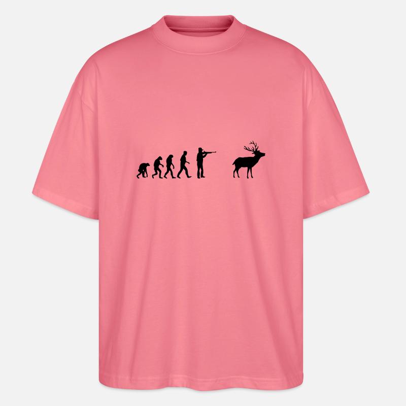 jäger evolution - Stanley/Stella Oversized Unisex Bio T-Shirt Blaster 2.0 - Pink 