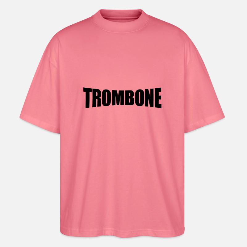trombone - Stanley/Stella Oversized Unisex Bio T-Shirt Blaster 2.0 - Pink 