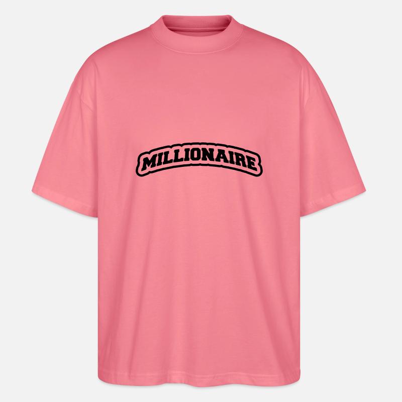 millionaire_tg1 - Stanley/Stella Oversized Unisex Bio T-Shirt Blaster 2.0 - Pink 