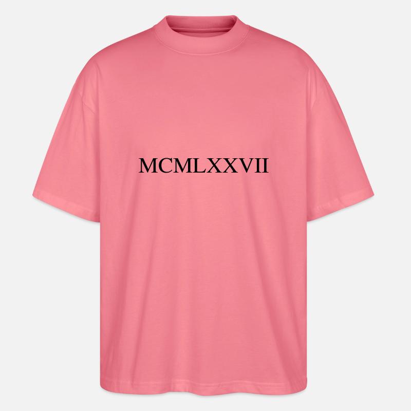 1977 - Stanley/Stella Oversized Unisex Bio T-Shirt Blaster 2.0 - Pink 
