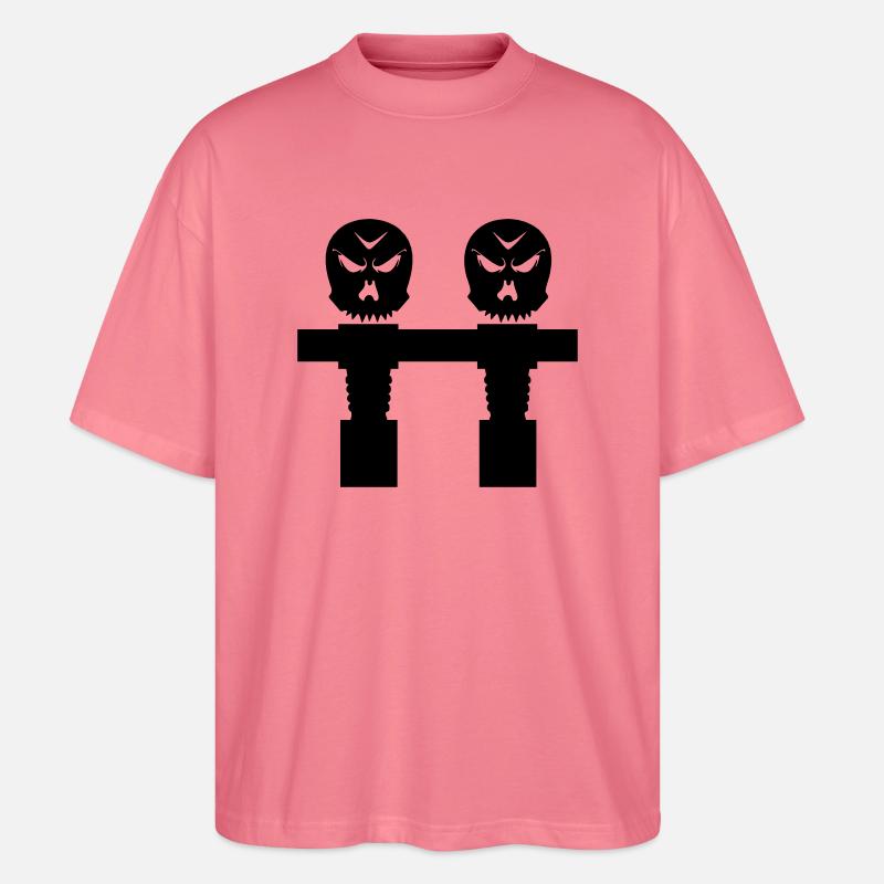 tischkicker - tischfußball - tischfussball - Stanley/Stella Oversized Unisex Bio T-Shirt Blaster 2.0 - Pink 