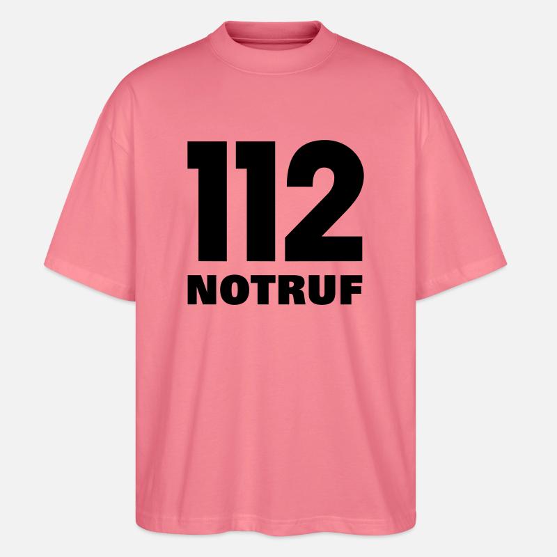 112 Notruf - Stanley/Stella Oversized Unisex Bio T-Shirt Blaster 2.0 - Pink 