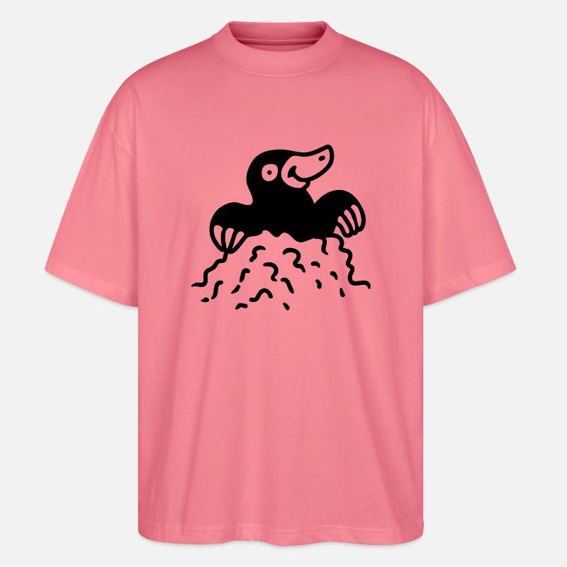 Maulwurf - line - Stanley/Stella Oversized Unisex Bio T-Shirt Blaster 2.0 - Pink 