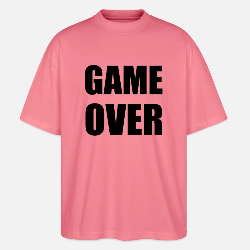 game over - Stanley/Stella Oversized Unisex Bio T-Shirt Blaster 2.0 - Pink 