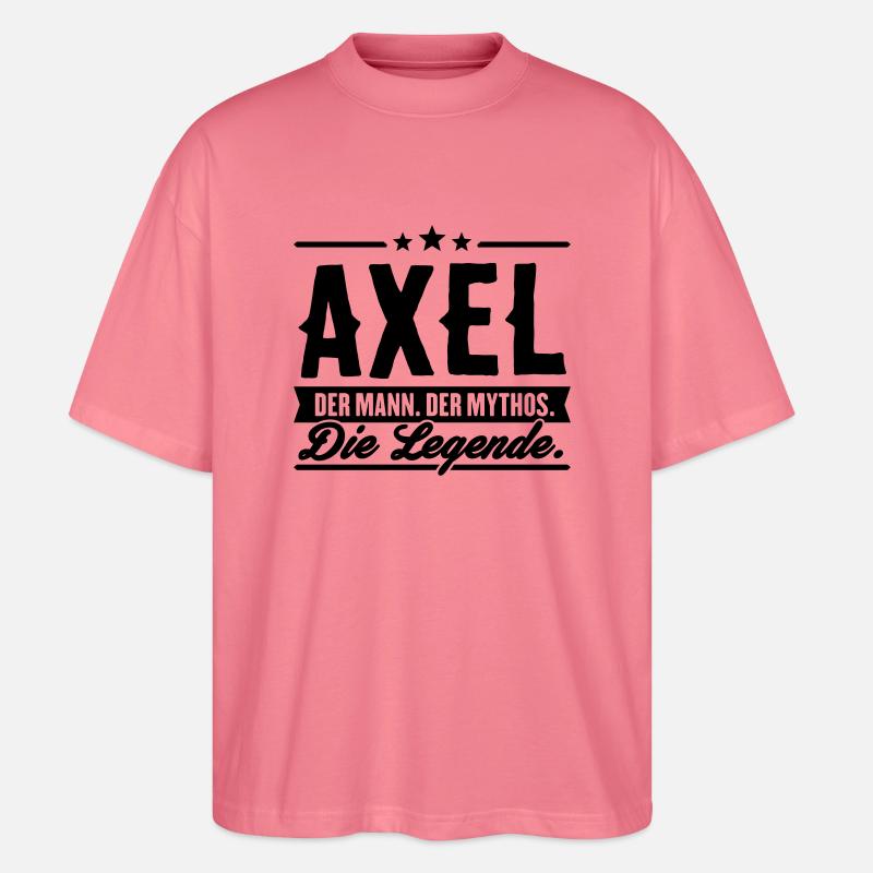 Mann Mythos Legende Axel - Stanley/Stella Oversized Unisex Bio T-Shirt Blaster 2.0 - Pink 