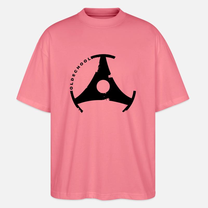 Oldschool Puck - Stanley/Stella Oversized Unisex Bio T-Shirt Blaster 2.0 - Pink 