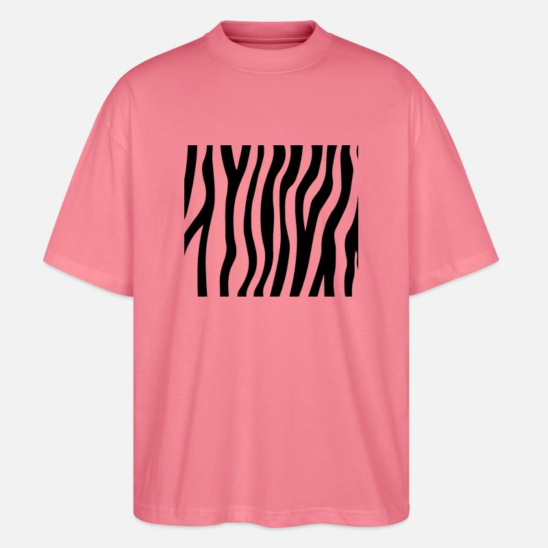 Zebra - Stanley/Stella Oversized Unisex Bio T-Shirt Blaster 2.0 - Pink 