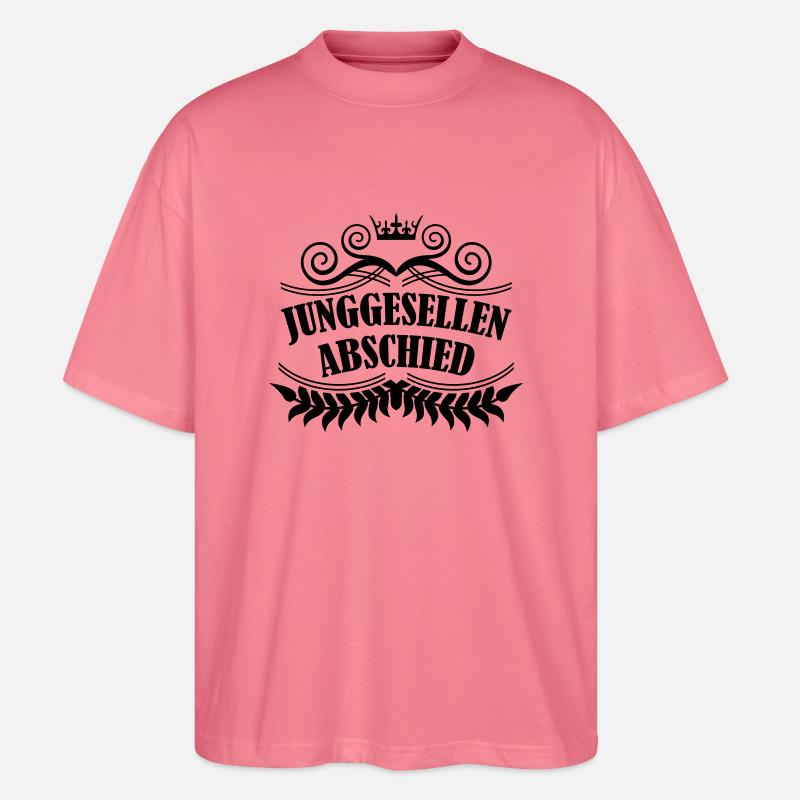 junggesellenabschied - Stanley/Stella Oversized Unisex Bio T-Shirt Blaster 2.0 - Pink 