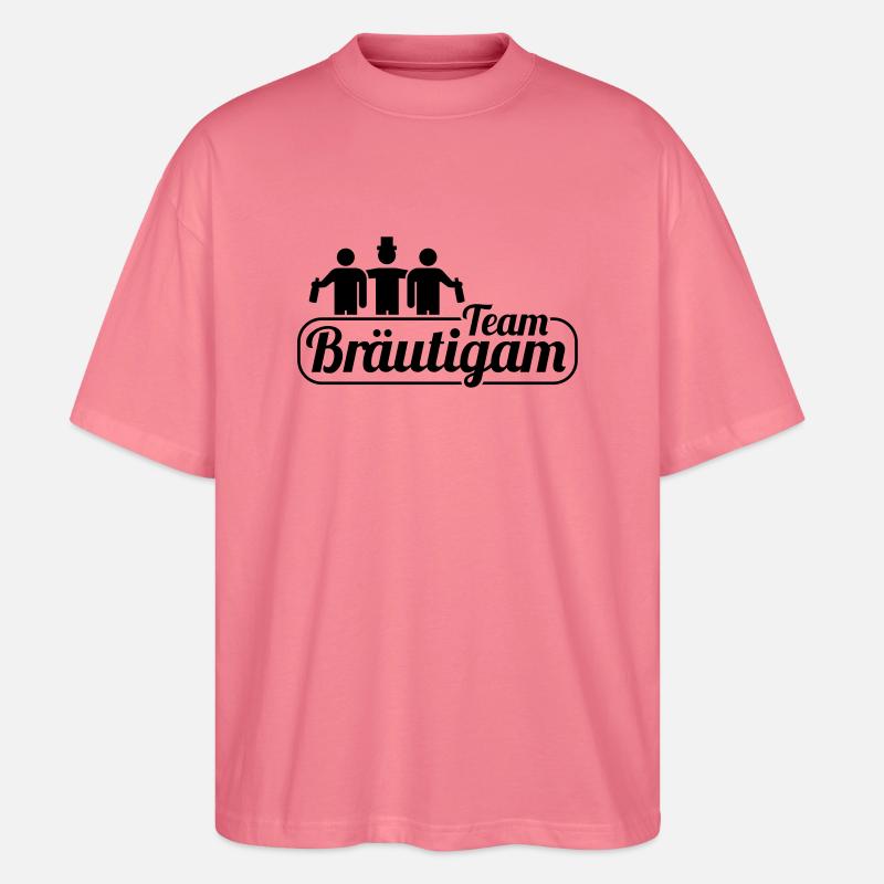 team_braeutigam_ye1 - Stanley/Stella Oversized Unisex Bio T-Shirt Blaster 2.0 - Pink 