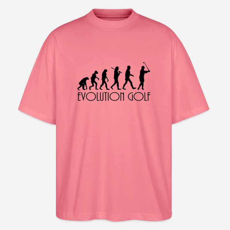 evolution Golf - Stanley/Stella Oversized Unisex Organic T-shirt Blaster 2.0 - pink joy 