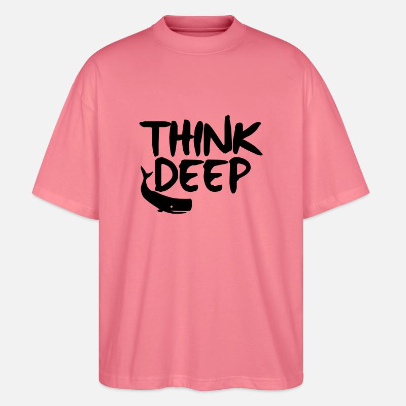 think deep - T-shirt bio Blaster 2.0 coupe oversize Stanley/Stella Unisexe - rose 