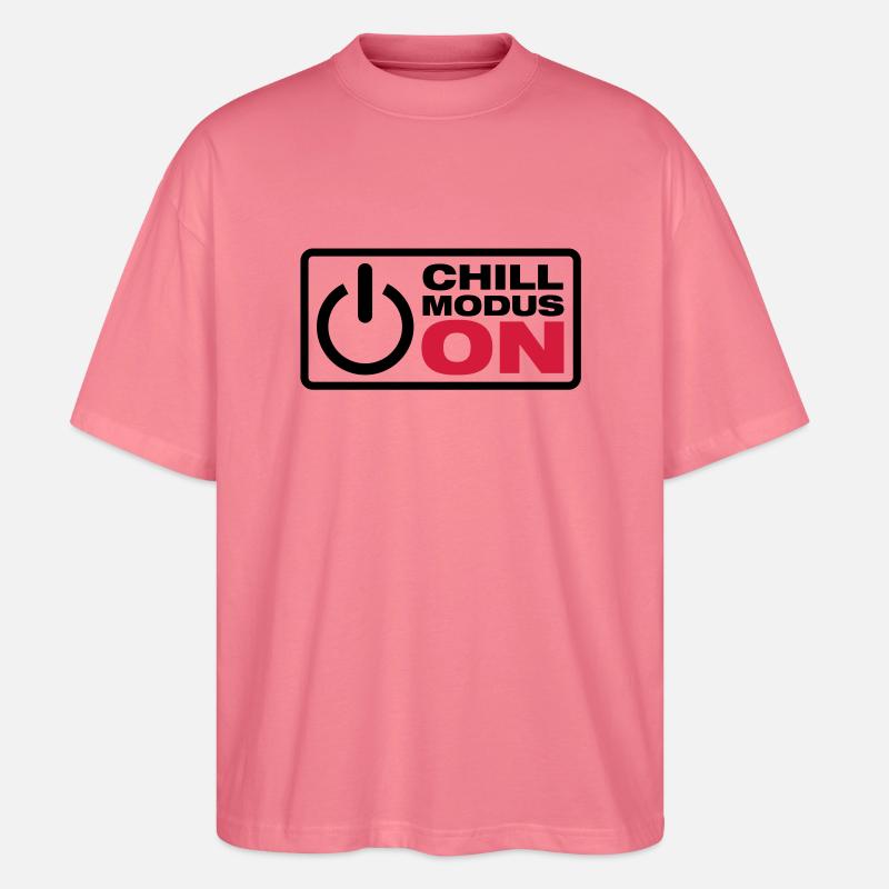 Chill Modus - ON - Stanley/Stella Oversized Unisex Bio T-Shirt Blaster 2.0 - Pink 