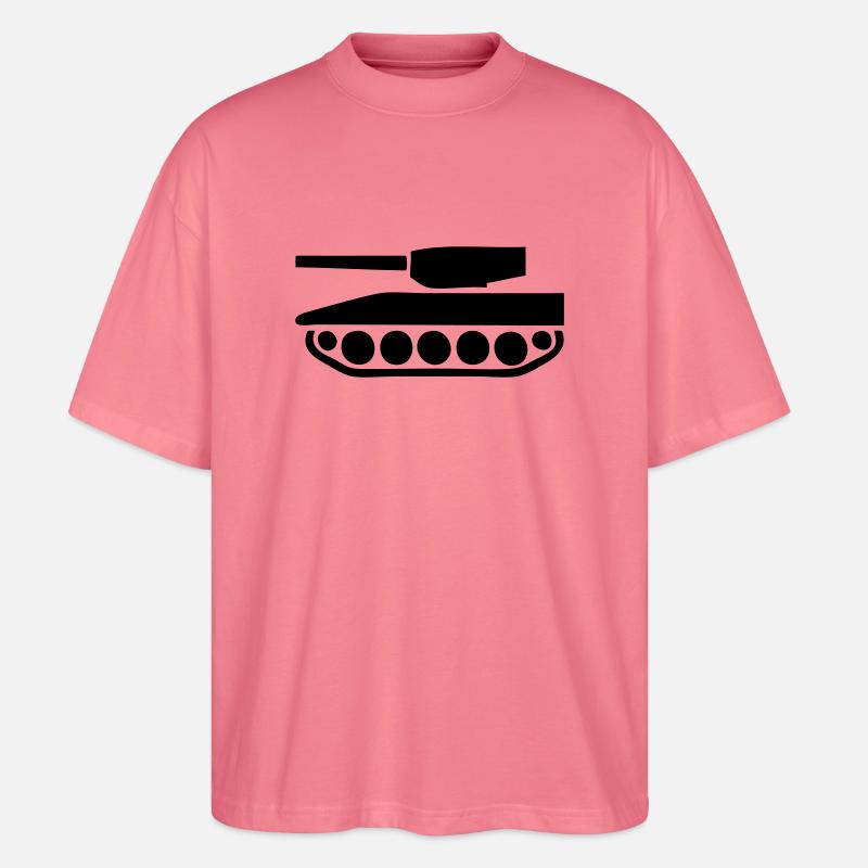 Leopard - Stanley/Stella Oversized Unisex Bio T-Shirt Blaster 2.0 - Pink 