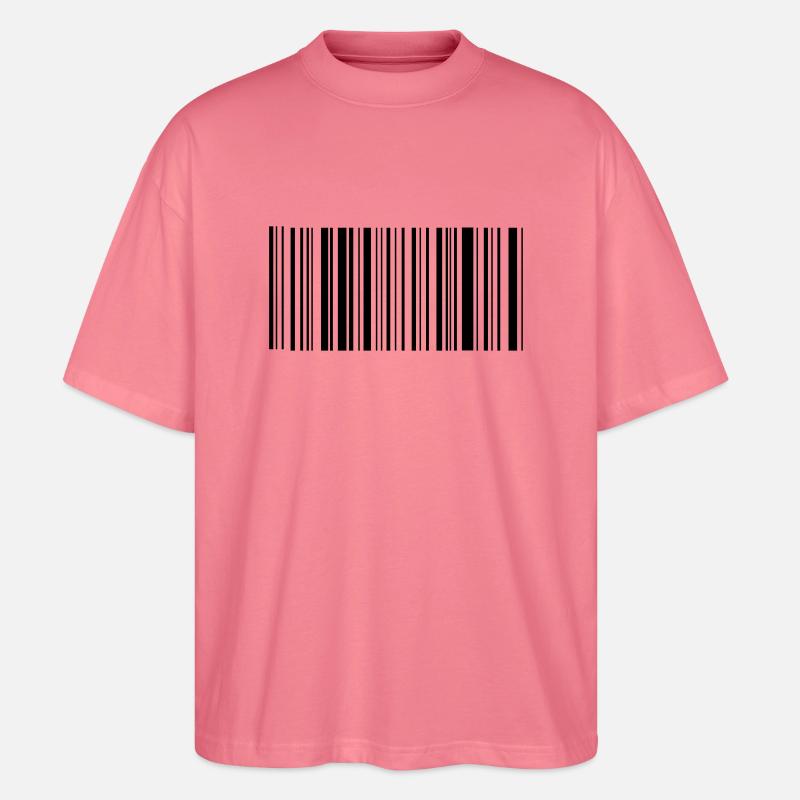 Bar code - Stanley/Stella Oversized Unisex Organic T-shirt Blaster 2.0 - pink joy 