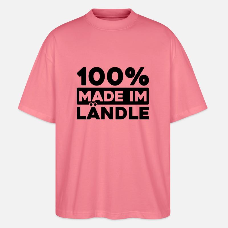 100% made im Ländle - Stanley/Stella Oversized Unisex Bio T-Shirt Blaster 2.0 - Pink 