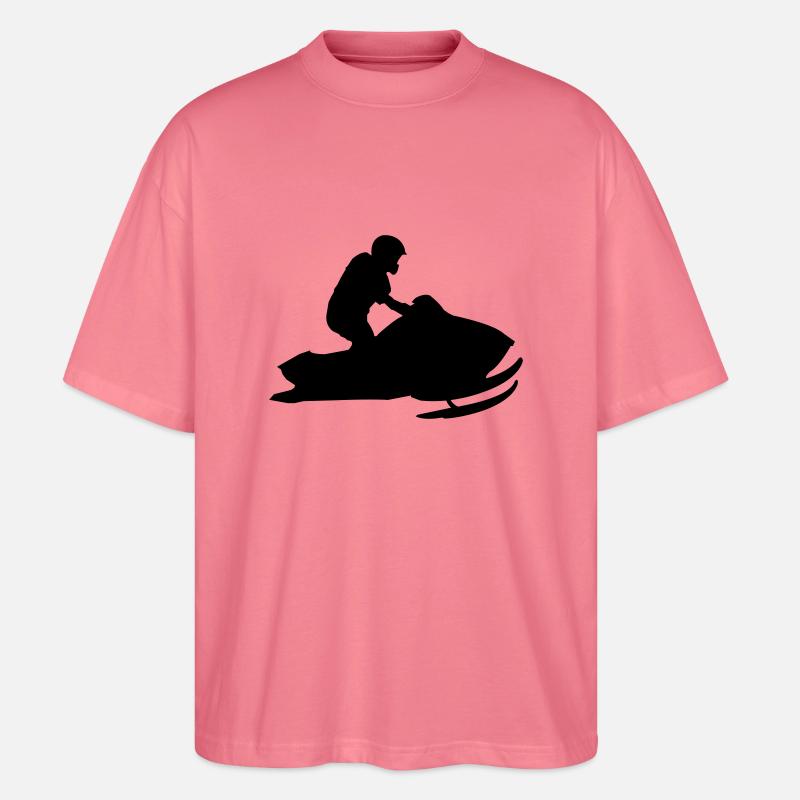 snowmobile - Stanley/Stella Oversized Unisex Bio T-Shirt Blaster 2.0 - Pink 
