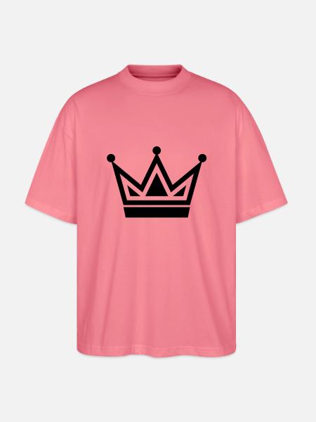 crown8 - Stanley/Stella Oversized Unisex Organic T-shirt Blaster 2.0 - pink joy 