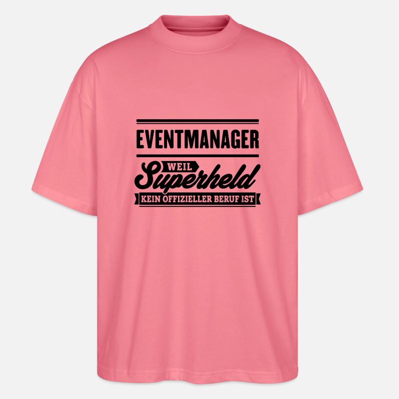 Superheld Eventmanager - Stanley/Stella Oversized Unisex Bio T-Shirt Blaster 2.0 - Pink 