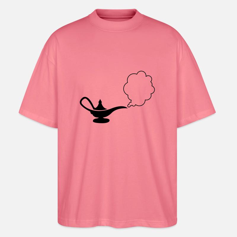 wunderlampe_01 - Stanley/Stella Oversized Unisex Organic T-shirt Blaster 2.0 - pink joy