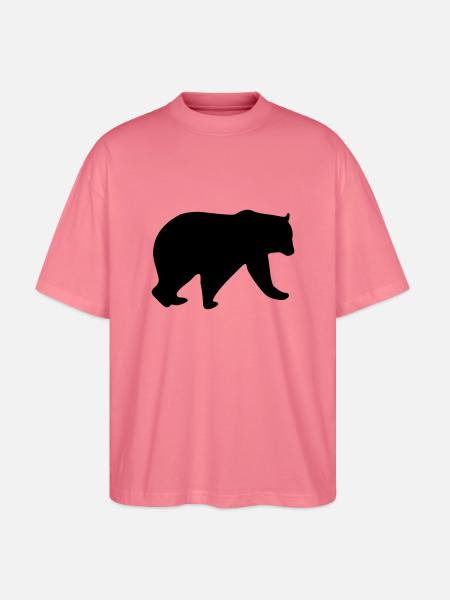 bear design - Stanley/Stella Oversized Unisex Bio T-Shirt Blaster 2.0 - Pink