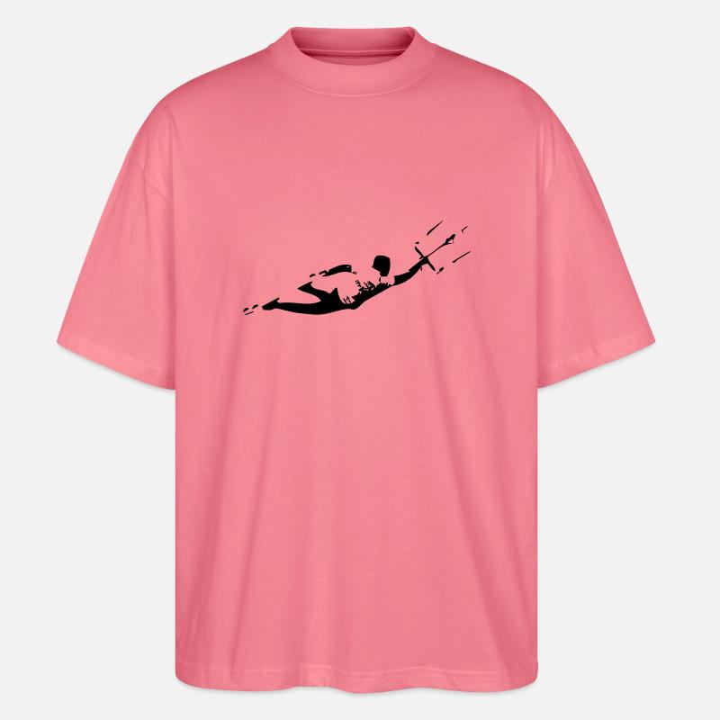 Unhooked Kitesurfing - Stanley/Stella Oversized Unisex Bio T-Shirt Blaster 2.0 - Pink 
