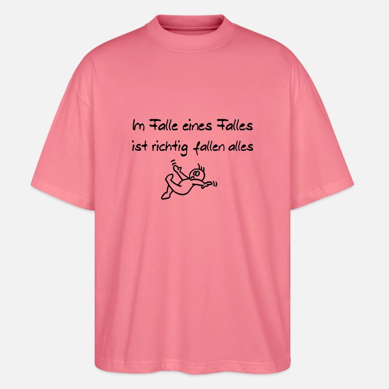 Im Falle eines Falles - Stanley/Stella Oversized Unisex Bio T-Shirt Blaster 2.0 - Pink 