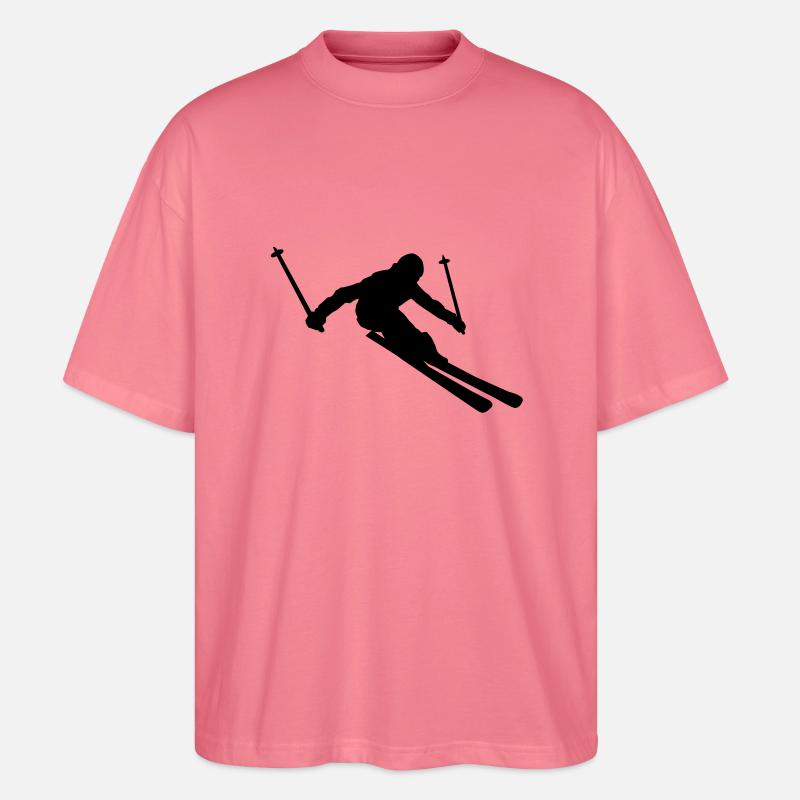ski_fahrer__f1 - T-shirt bio Blaster 2.0 coupe oversize Stanley/Stella Unisexe - rose 