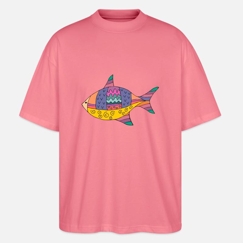 Fisch - Stanley/Stella Oversized Unisex Bio T-Shirt Blaster 2.0 - Pink 