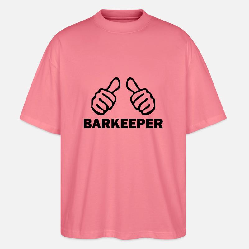 barkeeper - Stanley/Stella Oversized Unisex Bio T-Shirt Blaster 2.0 - Pink 
