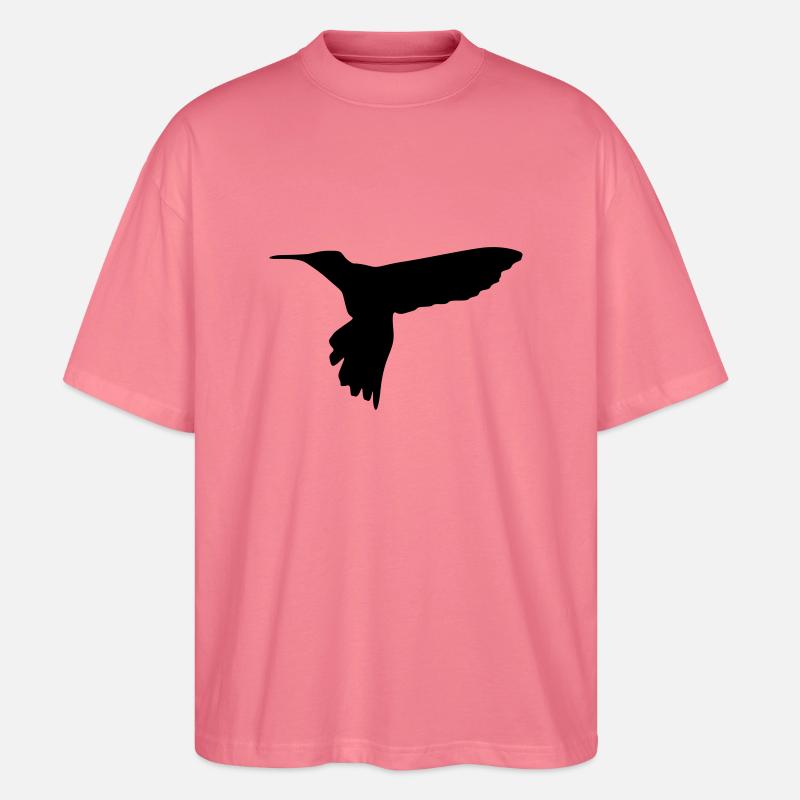kolibri vogel - Stanley/Stella Oversized Unisex Bio T-Shirt Blaster 2.0 - Pink 