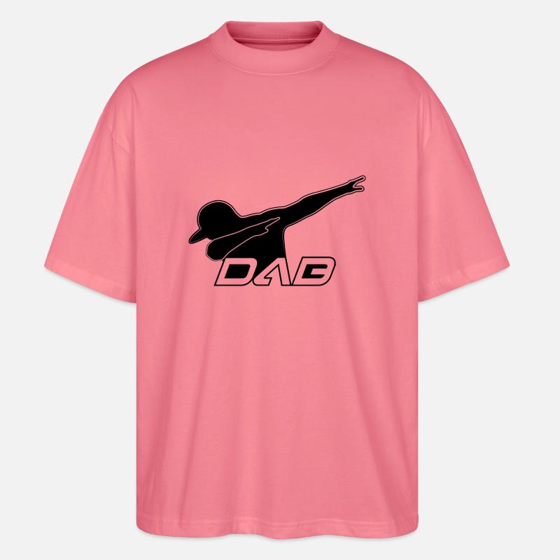 Style DAB noir - T-shirt bio Blaster 2.0 coupe oversize Stanley/Stella Unisexe - rose 