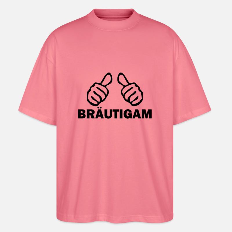 bräutigam - Stanley/Stella Oversized Unisex Bio T-Shirt Blaster 2.0 - Pink 