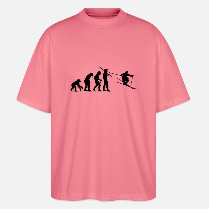 Evolution Ski - Stanley/Stella Oversized Unisex Bio T-Shirt Blaster 2.0 - Pink