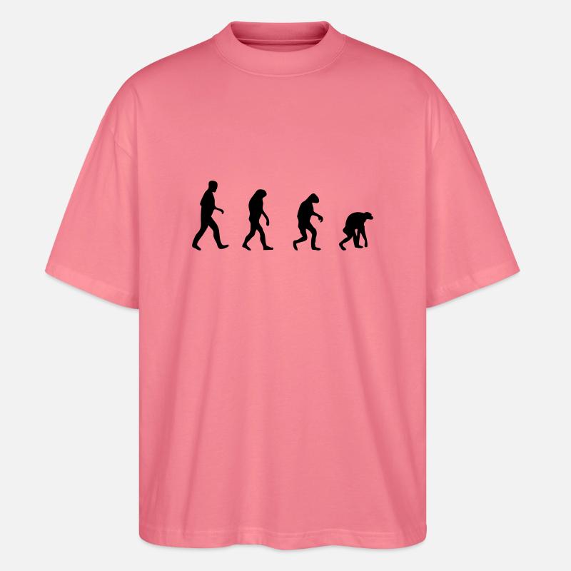 evolution backwards - T-shirt bio Blaster 2.0 coupe oversize Stanley/Stella Unisexe - rose 