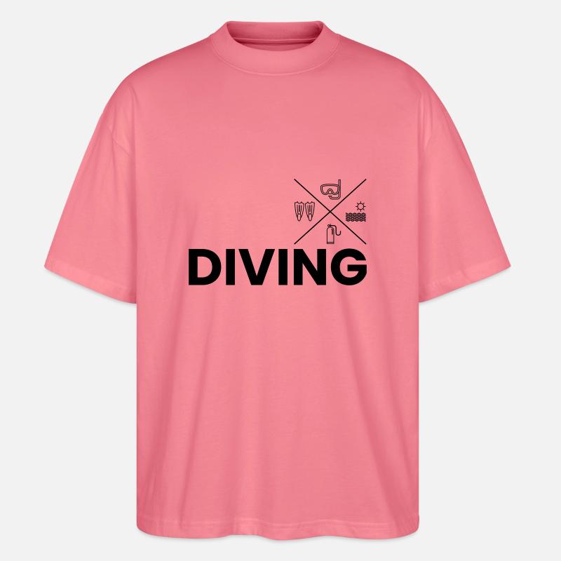 Tauchen - Stanley/Stella Oversized Unisex Bio T-Shirt Blaster 2.0 - Pink 
