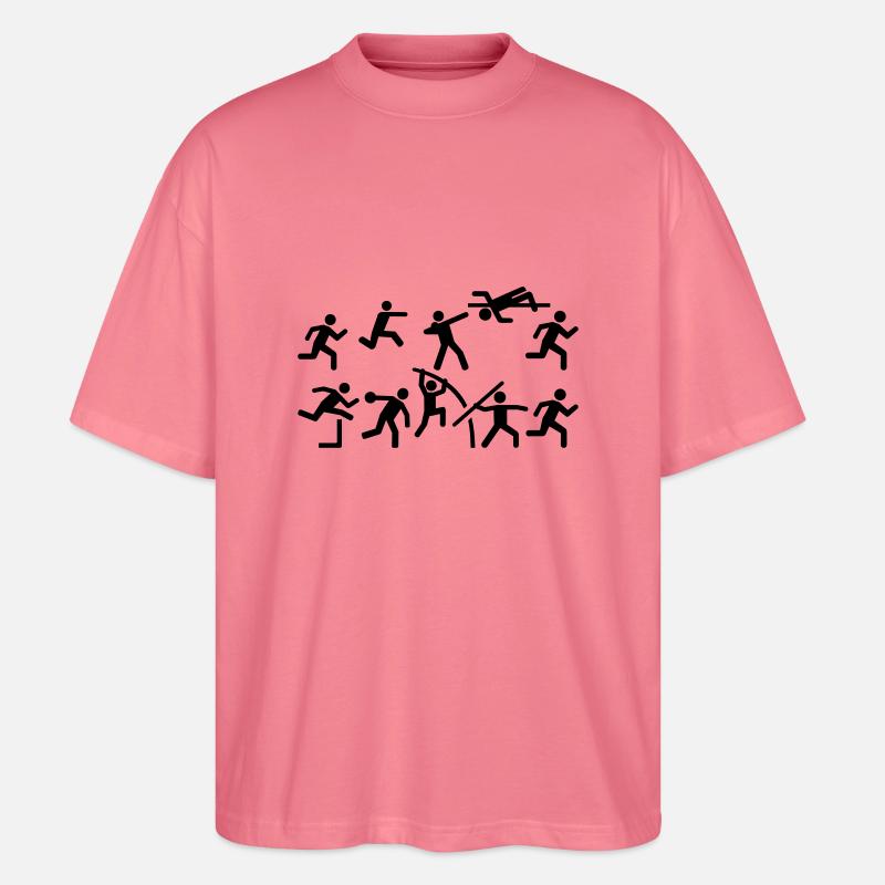 Zehnkampf - Stanley/Stella Oversized Unisex Bio T-Shirt Blaster 2.0 - Pink 