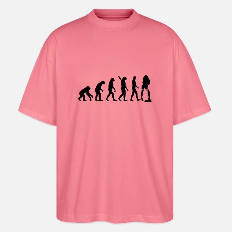 Putzfrau - Stanley/Stella Oversized Unisex Bio T-Shirt Blaster 2.0 - Pink 